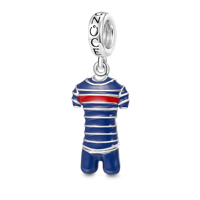Gnoce France Football Team Jerseys Pendant Dangle Charm_1
