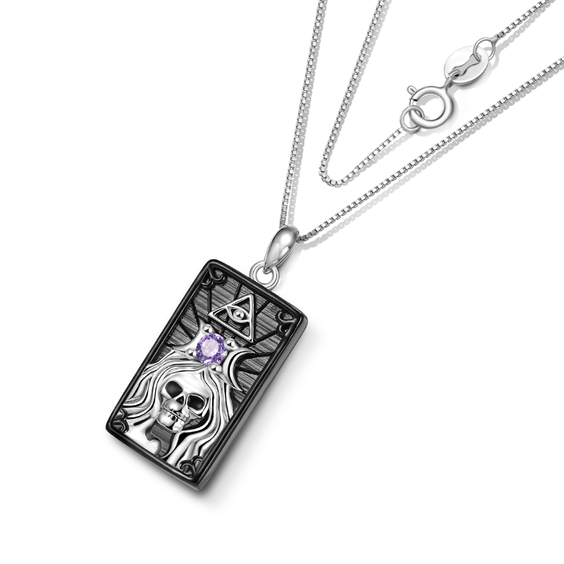 Gnoce "the High Priestess" Tarot Necklace_3