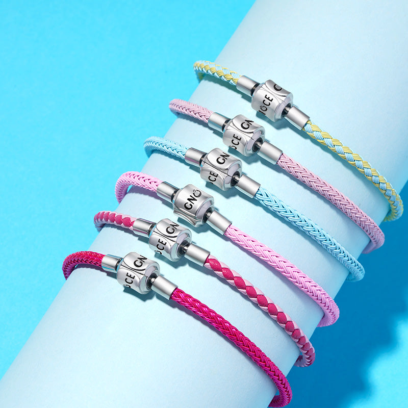 Gnoce Light Pink Basic Bracelet_3
