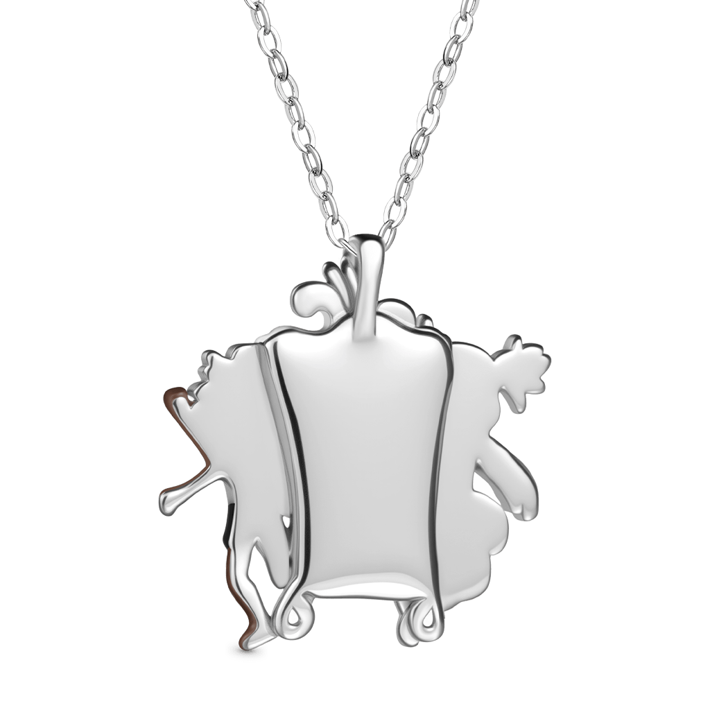 Gnoce Little Nightmares Badge Mirror Necklace_3