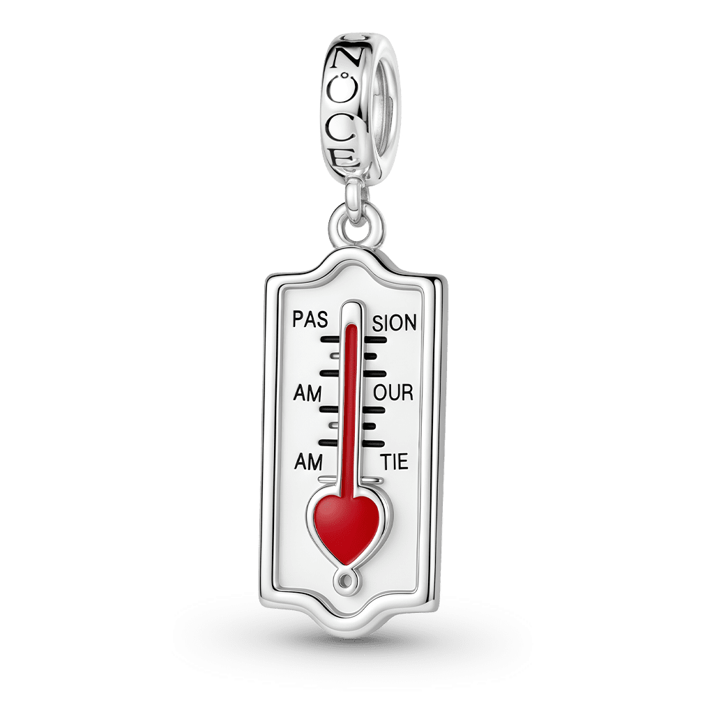 Gnoce Love Thermometer Charm Platinum-plated Silver Blend_1